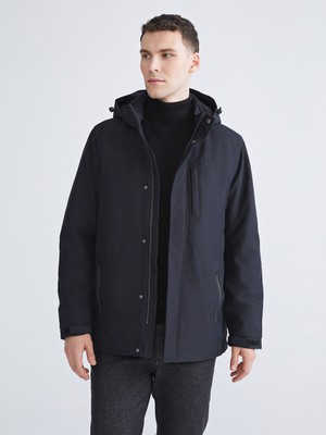 Lc Waikiki Yeni Sezon Standart Kalıp Kapüşonlu Erkek Mont