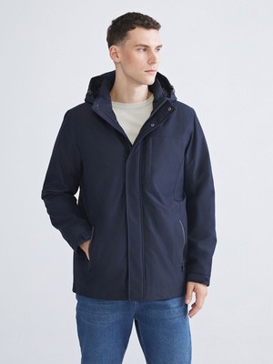 Lc Waikiki Yeni Sezon Standart Kalıp Kapüşonlu Erkek Mont