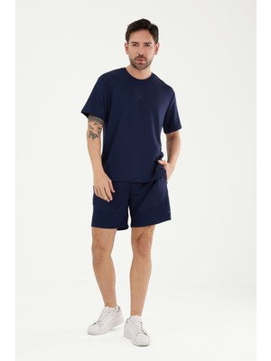 Louren W860 Modal Kumaş Lastik Detaylı Penye Şort