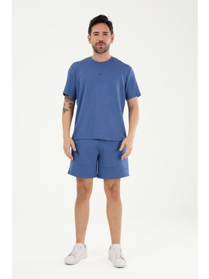 Louren W860 Modal Kumaş Lastik Detaylı Penye Şort