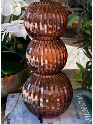 Zepce Design Boğumlu Cam Vazo