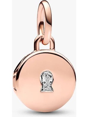 Pandora Açılabilir ve Yazı Yazılabilir Aşk Madalyon Sallantılı Charm 783066C01