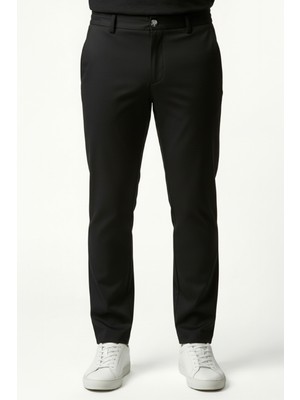 goffra Erkek Flexon Ultra Esnek Relaxed Beli Lastikli Jogger Pantolon Siyah M702-R0433-07