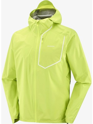 Salomon Bonattı Pro Erkek Yağmurluk Acid Lime LC2769700