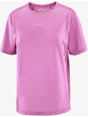 Salomon Shakeout Core Kadın Koşu Tişört Iris Orchid LC2776200
