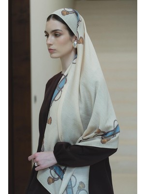 Jolamier Bej Neris Yün Ipek Şal