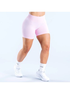 Dfyne Kadın Pembe Seamless Spor Şort
