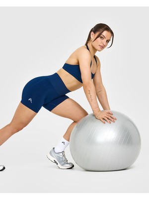 Oner Active Effortless Lacivert Şort - Yüksek Bel, Dikişsiz, Toparlayıcı
