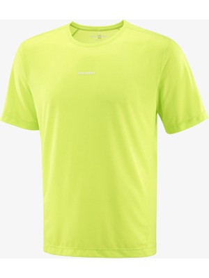 Salomon Shakeout Core Erkek Koşu Tişört Acid Lime LC2778800