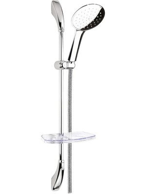 Sürgülü Duş Seti + Ø22MM Parlak Polish + Elduşu