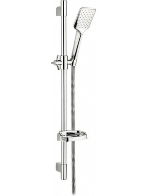 Sürgülü Duş Seti + Ø22MM Krom Kaplı + Elduşu