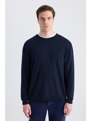 Twn Slim Fit Lacivert Kazak 5EC060111608M
