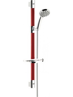 Mistillo Kırmızı Sürgülü Duş Seti 5 Fonksiyonlu
