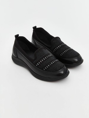 Lc Waikiki Yeni Sezon Deri Görünümlü Kadın Loafer Ayakkabı