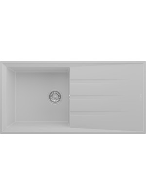 Realstone Efes 100 Granit Eviye Beyaz