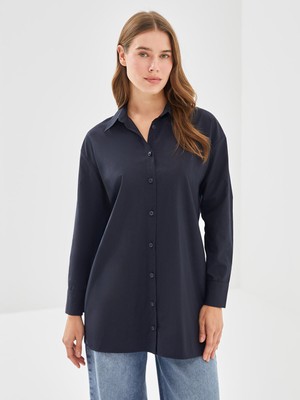 Lc Waikiki Yeni Sezon Oversize Poplin Kadın Gömlek Tunik