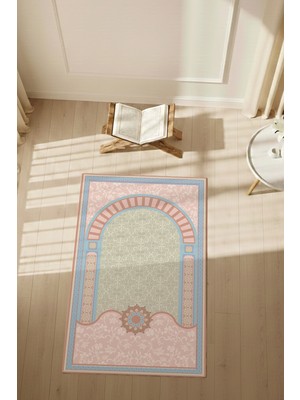 Charmbi Özel Tasarım Seccade – Kaymaz Taban & Renkli Desenler Dijital Baskı