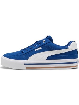 Puma Court Classic Vulc Fs Unisex Spor Ayakkabı Beyaz Renk Nefes Alabilir Yapı ile Konforlu