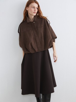 Lc Waikiki Yeni Sezon Gömlek Yaka Oversize Kadın Süet Görünümlü Ceket