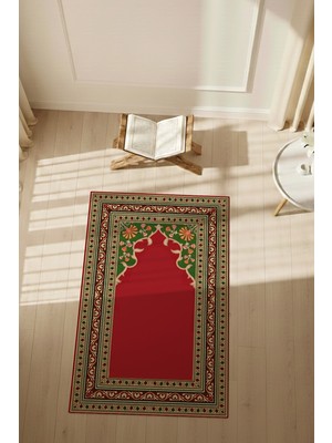 Charmbi Özel Tasarım Seccade – Kaymaz Taban & Renkli Desenler Dijital Baskı