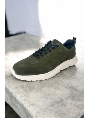 Zueofficial Hakiki Süet Deri Erkek Spor Ayakkabı