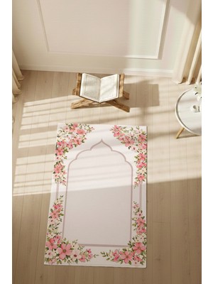 Charmbi Özel Tasarım Seccade – Kaymaz Taban & Renkli Desenler Dijital Baskı