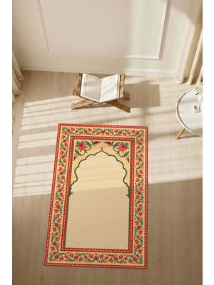 Charmbi Özel Tasarım Seccade – Kaymaz Taban & Renkli Desenler Dijital Baskı