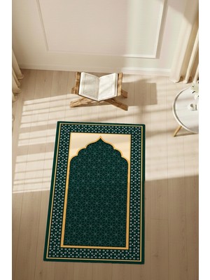 Charmbi Özel Tasarım Seccade – Kaymaz Taban & Renkli Desenler Dijital Baskı