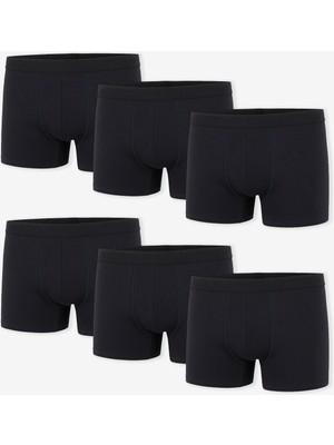 Steve Wolls Erkek Lacivert 6’lı Likralı Boxer - 24102