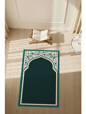 Charmbi Özel Tasarım Seccade – Kaymaz Taban & Renkli Desenler Dijital Baskı