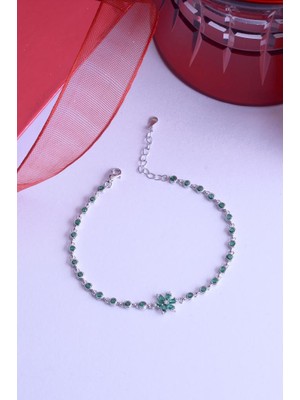 INNUENDO JEWELRY 925 Ayar  Gümüş Lotus Çiçek Bileklik