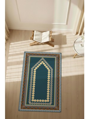 Charmbi Özel Tasarım Seccade – Kaymaz Taban & Renkli Desenler Dijital Baskı