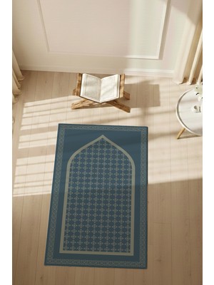 Charmbi Özel Tasarım Seccade – Kaymaz Taban & Renkli Desenler Dijital Baskı