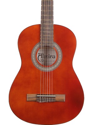 Almira MG917-JR-WA 3/4 Klasik Gitar - Naturel/ceviz (Eğitim - Junior Boy) | Naturel Mat Bitiş, Ihlamur Ağacı Gövde, Geleneksel Görünüm ve Dengeli Ton | Uyum: 8-12 Yaş Arası Öğrenciler