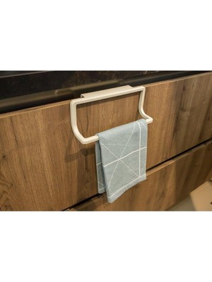Hype Store Mutfak Banyo Havlu Askısı-Bej