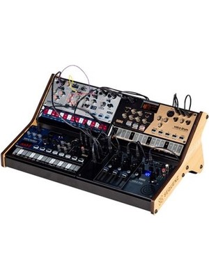 Sequenz Volca Rack 2x2 Stand Ahşap ve Metal Hibrit Yapı ile Çin Menşeli Modüler Raf