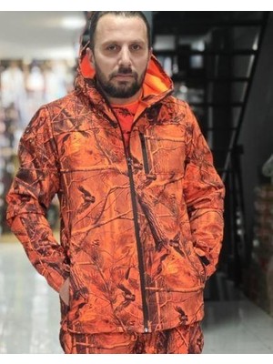 Ata Softshell Turuncu Desen Mont