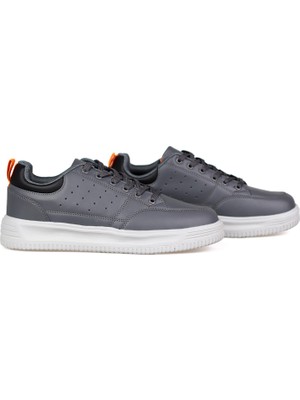 Kajila Erkek Füme Günlük Spor Ayakkabı - Kalın Tabanlı, Rahat, Modern Sneaker