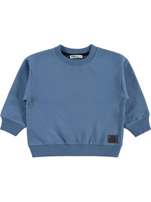 Civil Boys Armalı 2-5 Yaş Sweatshirt - Mavi 2-3 Yaş