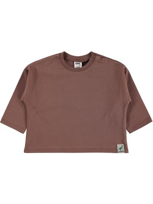 Civil Baby Basic 6-18 Ay Sweatshirt - Kahverengi