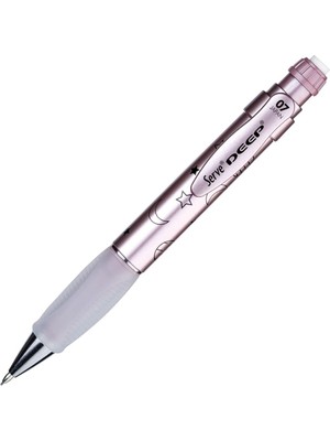 Hype Store Serve Deep Mekanik Kursun Klm 07MM Metalık Roze Ay-Yıldız Deseni