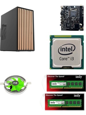 EFSOFFİCE0003-1 - I3 3. Nesil 16GB Ram 256GB SSD Wood Kasalı Ofis Bilgisayarı