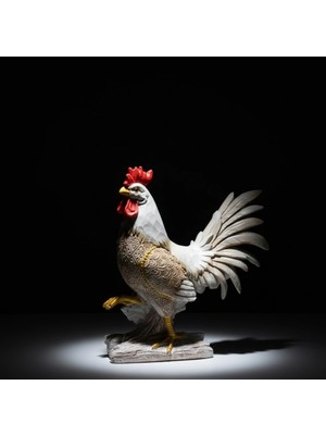 Eco Lounge Özel Tasarım Polyester Horoz Figürü