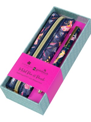 Goldbuch Tropical Kalem Seti | Kalem & Kalemlik | Zarif Kırtasiye Hediye Seti