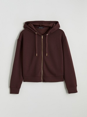 Lc Waikiki Yeni Sezon Kapüşonlu Kadın Fermuarlı Sweatshirt