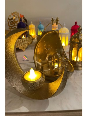 3’lü Ramazan Şehri Feneri Seti, Düğün ve Bayram Süslemesi, Ev ve Ofis Dekoru