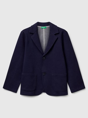 Benetton Erkek Çocuk Lacivert Ceket