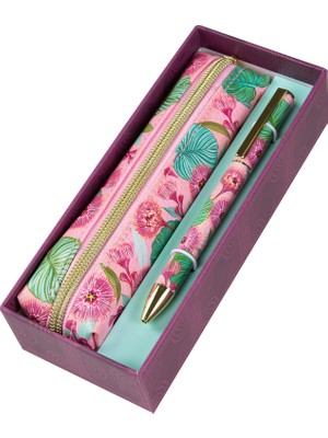 Goldbuch Tropical Birds Kalem Seti | Kalem & Kalemlik | Zarif Kırtasiye Hediye Seti