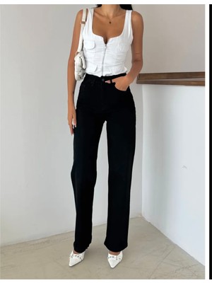 Pass&pass 2021 Wide Leg Likralı Kot Denim Pantolon