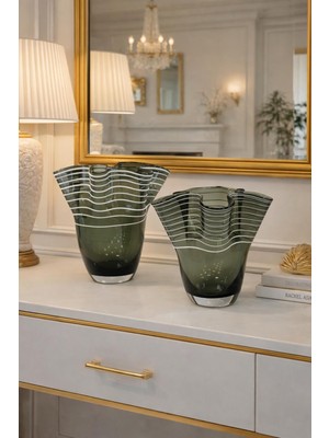 Aydınev 2 Li Dantel Tasarım Vazo